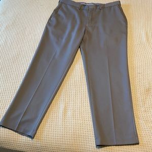 Performance dress pants W/ elastic waist.